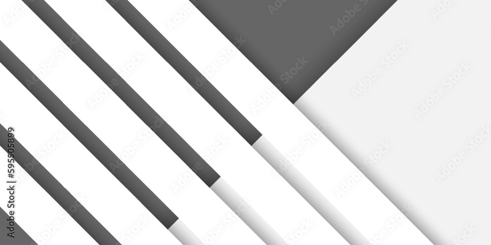 Poster white abstract background with overlap diagonal lines. modern and elegant geometric background. vect