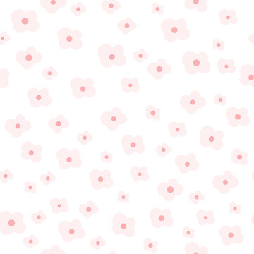 Floral graphic design. Seamless pattern in the form of a small flower.