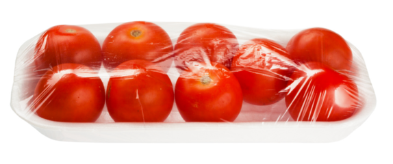 tomato in vacuum packing