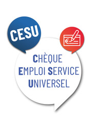 CESU - C.E.S.U. - Chèque emploi service universel