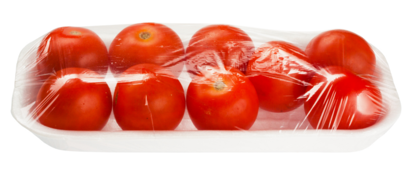 tomato in vacuum packing