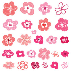 Floral graphic design. Seamless pattern in the form of a small flower. Beautiful floral background. Vector