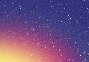 Stary Sky Summer Gradient Background