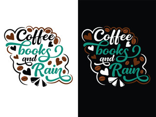 Typography coffee t-shirt design vector