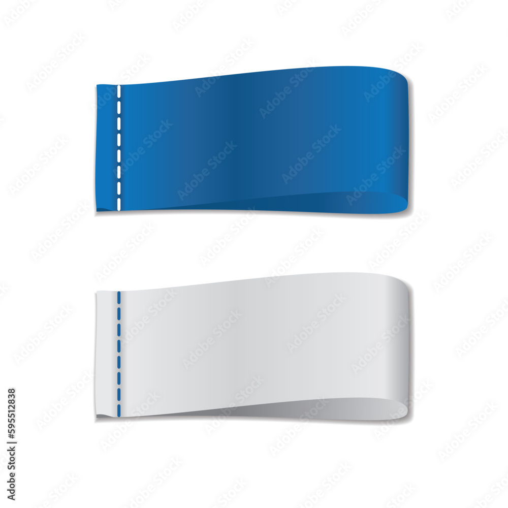Aufkleber set of labels isolated on a white background