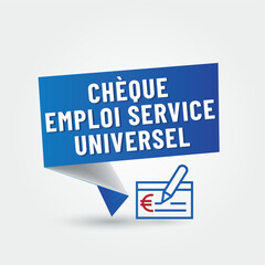 CESU - C.E.S.U. - Chèque emploi service universel