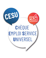 CESU - C.E.S.U. - Chèque emploi service universel