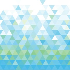 Fototapeta premium Triangular blue background. Geometric abstract image for presentation. Design element. eps 10