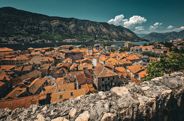 Montenegro Kotor, widok na miasto