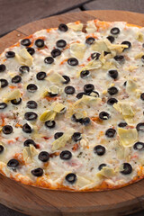 Olive and Artichoke Pizza