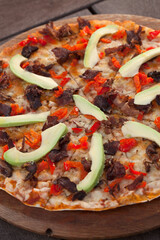 Biltong, Peppadew and Avo Pizza