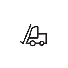 Car Service Transport Outline Icon