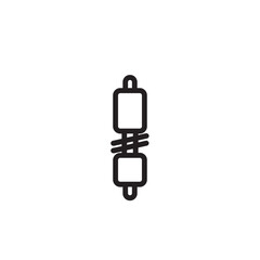 Damper Parts Repair Outline Icon