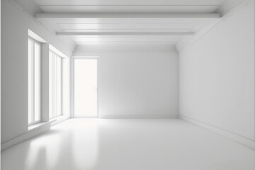 A white room with nothing no nothing