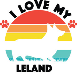 dog t-shirt design - I love my Dog - Best Dog Tshirt design