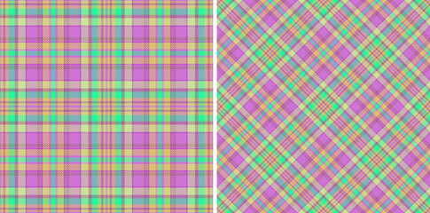 Pattern vector textile. Tartan texture seamless. Check plaid fabric background.