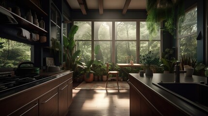 Luxury house middle in the jungle with homely designed where you don't have to be afraid that neighbors are too close or if you just need a little alone