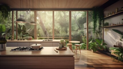 Luxury house middle in the jungle with homely designed where you don't have to be afraid that neighbors are too close or if you just need a little alone