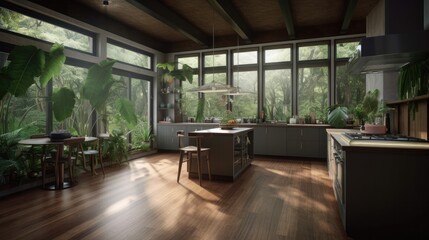 Luxury house middle in the jungle with homely designed where you don't have to be afraid that neighbors are too close or if you just need a little alone