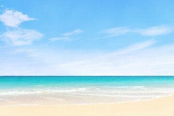 Fototapeta na wymiar 美しい海と空｜南国のビーチ
