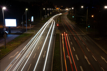 Long exposure of large junction from above