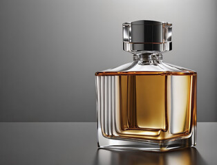 Luxury Perfume Bottle with Elegant Design. Generative AI