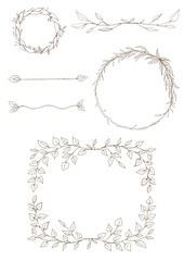 식물 일러스트 장식