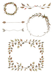 식물 일러스트 장식