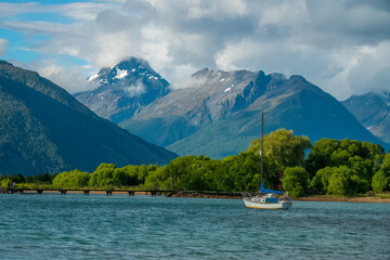 Mesmerizing views of the landscapes around Glenorchy the northern end of Lake Wakatipu in the South Island region of Otago, New Zealand.