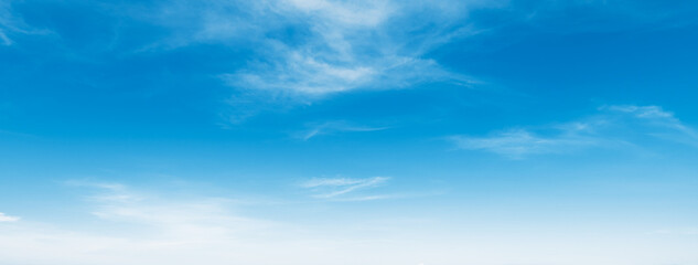 blue sky with white cloud landscape background. - obrazy, fototapety, plakaty