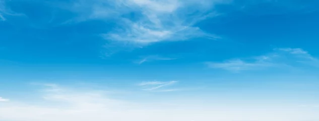 Foto auf Acrylglas Landschaft blue sky with white cloud landscape background.
