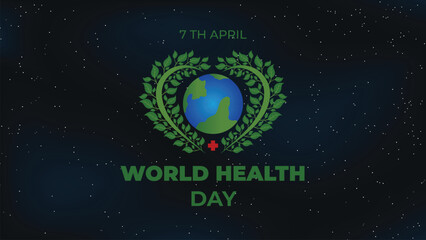 VECTOR WORLD HEALTH DAY BACKGROUND - 3