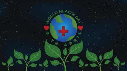 VECTOR WORLD HEALTH DAY BACKGROUND - 5