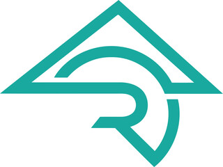 r real estate logo design