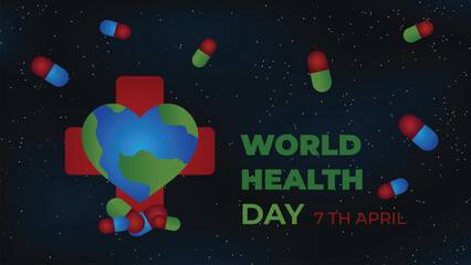 VECTOR WORLD HEALTH DAY BACKGROUND - 6