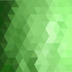Green triangular background. Abstract vector illustration. Decor element. eps 10