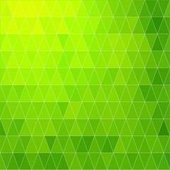 Green triangular background. Abstract vector illustration. Decor element. eps 10