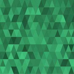 Green triangular background. polygonal style. Layout for presentation, advertising, brochure. Abstract vector background. eps 10