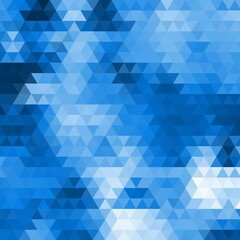 Fototapeta na wymiar Blue mesh mosaic background, creative design templates Black triangular background. Geometric illustration. Vector template. Design element. eps 10