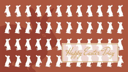 EASTER RABBIT STANDING PATTERN
