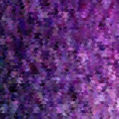 Dark purple vector shining triangular background. Creative geometric illustration in Origami style with gradient. New texture for your design. Black triangular background. Geometric illustration. Vect