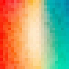 vector polygonal background with irregular tessellations pattern - triangular design in full spectrum colors - rainbow. eps 10