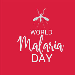 Vector illustration of a Background for World Malaria Day.