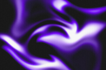 Abstract grainy purple smoke gradient background