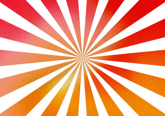 Illustration of red and orange noisy gradient and radial background.