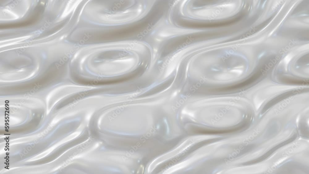 Poster background animation of circular curvy and wavy pattern. transition motion of round geometric glossy