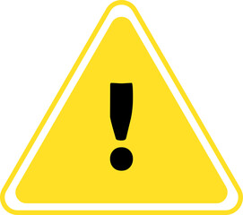 Hand drawn hazard sign illustration