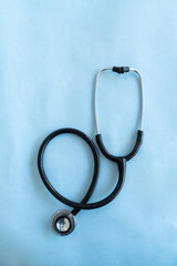 Statoscope isolated on light blue background