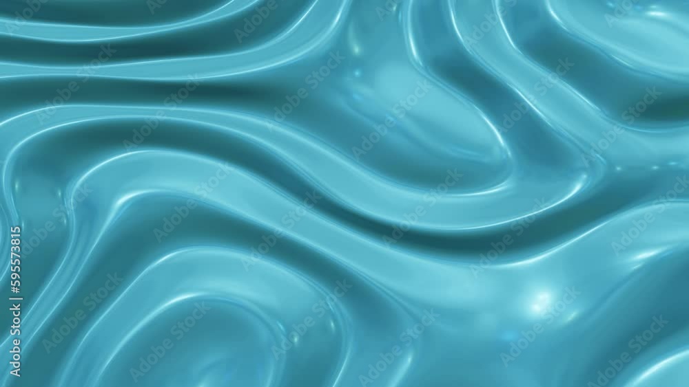 Poster abstract blue background animation. circular curvy and wavy backdrop. transition motion of round geo