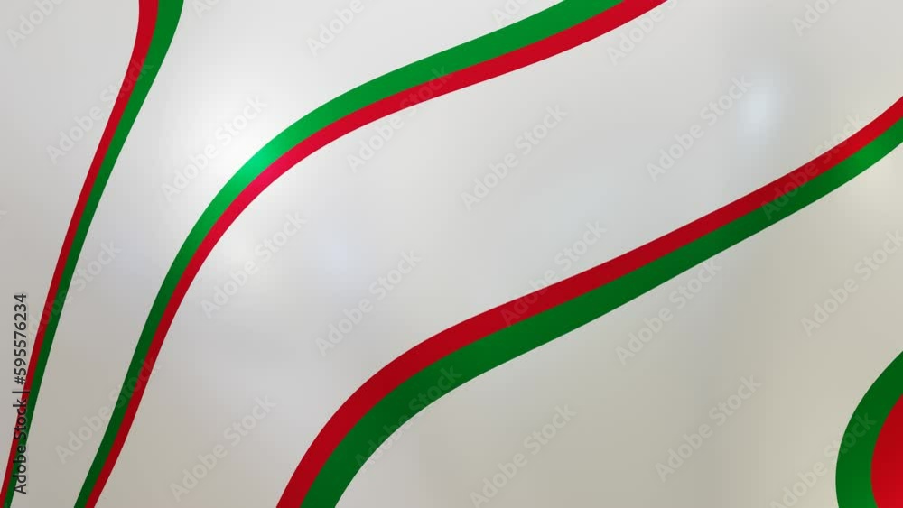 Aufkleber Animation of abstract background pattern design . Motion of colorful circular curvy and wavy lines backdrop. 